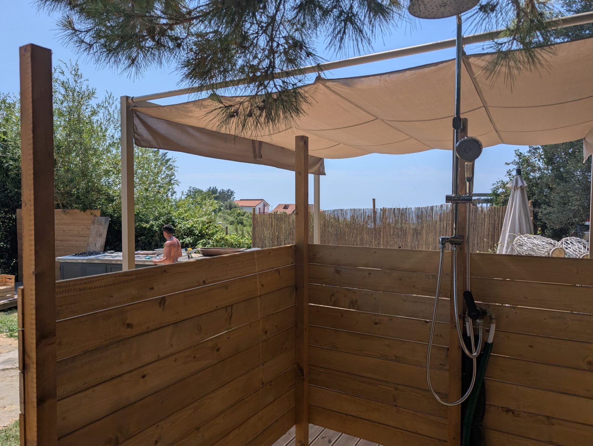 Outdoor shower